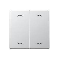 JUNG Клавиши для сдвоенной кнопки BCU, алюминий