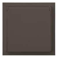 Розетка в сборе IP44, капучино (35946 CP)