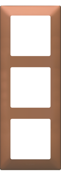 Legrand Valena LIFE Медь Рамка 3-ая