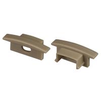 Arlight Заглушка LINE-2308-F OLIVE GREY с отверстием (Пластик)