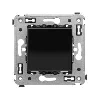 DKC Avanti Черный квадрат Кнопка одноклавишная