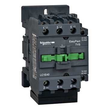Schneider Electric EasyPact TVS TeSys E Контактор 40А 400В AC3 110В 50Гц