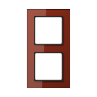 JUNG A creation Стекло Красный Оксид Рамка 2-ая