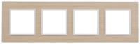 ЭРА 14-5304-01 Elegance Белен.дуб/белый Дерево Рамка 4-ая