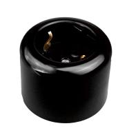 BIRONI Ришелье Пластик Черный Розетка с/з