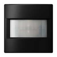 JUNG LS 990 Черный матовый Датчик движения стандарт,  1,10 м