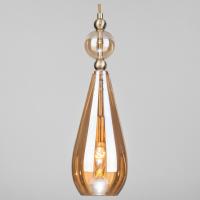 Подвесной светильник с плафоном 50202/1 янтарный Eurosvet Ilario