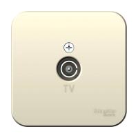 SE Blanca наруж Молочная Розетка TV, изолир. пластина