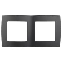 ЭРА 12-5002-05 Антрацит Рамка на 2 поста, 12