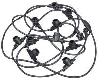 IEK Белт-лайт 5м 15 IP65 черный 2м 230В тр.