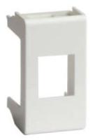DKC Адаптер для информационных разъемов SIEMON, «Viva», 1 мод., белый