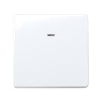 Simon 27  Белый Переключатель (проходной) с индикатором 10AX 250В~