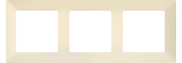 Legrand Valena LIFE Слоновая кость Рамка 3-ая
