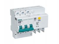 DEKraft ДИФ-101 Дифференциальный автоматический выключатель 3Р 40А 30мА тип AC (С)