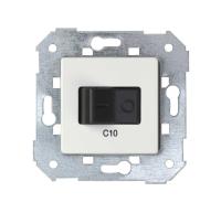 Simon 75 Мех Белый Двухполюсный автоматический выключатель с термомагнит.расцеп., Iном= 10А, S27,82,82N,88