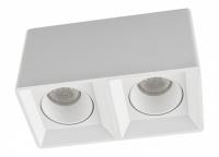 DK3085-WH Светильник накладной IP 20, 10 Вт, GU5.3, LED, белый/белый, пластик