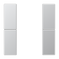 JUNG KNX Алюминий Комплект накладок 2гр