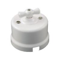 BIRONI Лизетта Керамика Белый Выключатель 2-кл