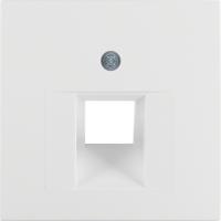 Berker S, B Полярно-белый матовый Центральная панель для розетки UAE