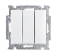 ABB BJB Basic 55 Бел Выключатель 3-клавишный, 16А