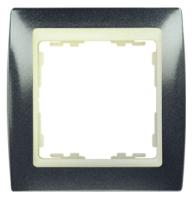 Simon 82 Серый гранит/Слоновая кость Рамка 4-ая