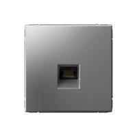 Systeme Electric ArtGallery Сталь Розетка компьютерная RJ45, кат. 5е, механизм