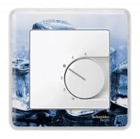 SE Merten SM Бел глянец Накладка термостата комнатного (Мех.536400,536401)