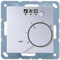 JUNG гигростат, регулятор влажности, алюминий