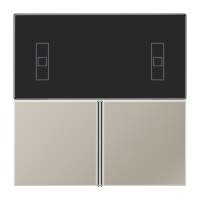 JUNG KNX LS 990 Edelstahl Комплект накладок терморегулятора