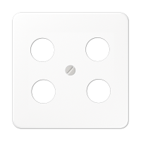 JUNG Крышка для SAT-TV-розетки с 4-мя гнездами белая