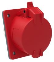 IEK Розетка встраиваемая ССИ-424 32А-6ч/380-415В 3Р+PЕ IP44 MAGNUM