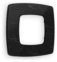 Рамка OMEGA Opera (Черный мрамор) 1-ая OF940701