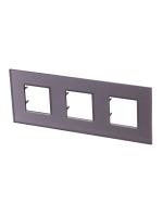 ABB NIE Zenit Стекло Брызги шампанского Рамка 3-я 2+2+2 мод