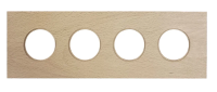 BIRONI Шедель Форест Бук Светлый бук Рамка 4-ая (скрытый монтаж)