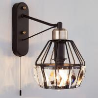 Бра в стиле лофт 70075/1 черный Eurosvet Lord