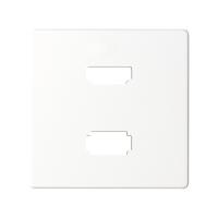 Simon 82 Накладка для розетки HDMI + USB 2.0 для передачи данных белого цвета