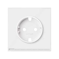 Simon 100 Белый матовый Накладка розетки iO Schuko