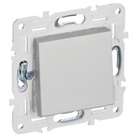 IEK SKANDY Серебряный Выключатель 1-клавишный перекрестный 10А SK-V03S
