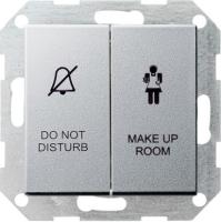 Gira Двухклавишный выключатель в сборе для управления индикатором состояния номера в гостинице