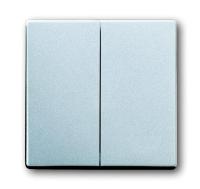 ABB BJE Solo/Future Алюминий Клавиша 2-ая