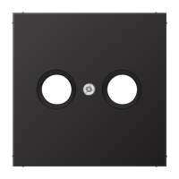 JUNG LS 990 Dark Накладка TV-FM розетки