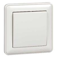 SE Wessen 59 Бел Выключатель 1-клавишный, 10А, (в сборе)