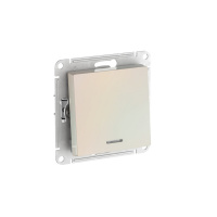 Systeme Electric AtlasDesign Жемчуг Переключатель 1-кл с подсветкой, сх.6а, 10АХ, мех., быстрозажим. клем.