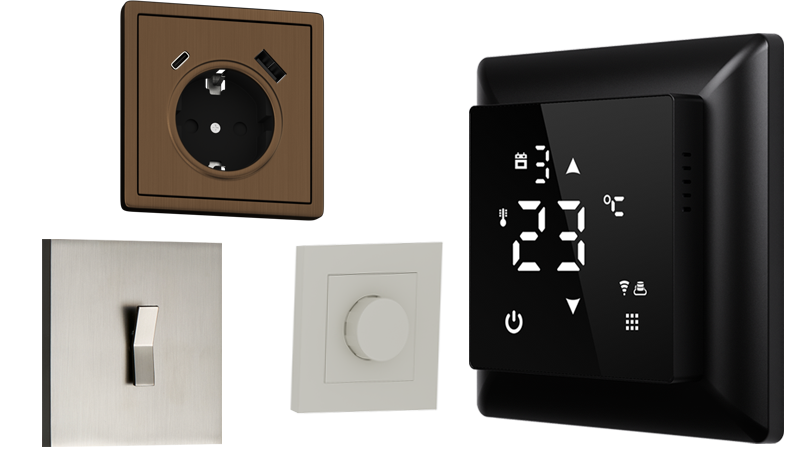 Розетки и выключатели Donel