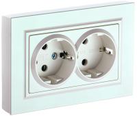 IEK BRITE Роз. 2-я с з/к/ш 16А в сб. РСш12-3-БрЖ жемч.