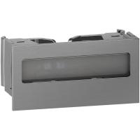 SE Unica System+ Держатель этикетки МЕТАЛЛИК