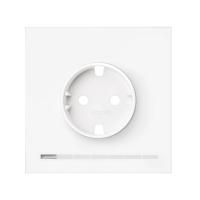 Simon S100 Белый матовый Накладка моноблок розетки Simon iO Schuko