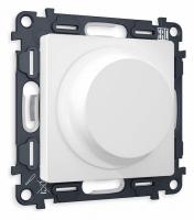 Комплект механизма светорегулятора универсального поворотно-нажимного ALFA MA125510 Белый матовый 25-600W/LED 5-300W QUANT