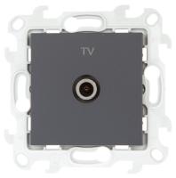 Simon 24 Графит Розетка TV оконечная Simon 24 Графит Розетка TV оконечная