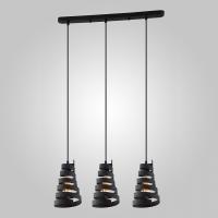 Подвесной светильник в стиле лофт 50058/3 черный Eurosvet Storm